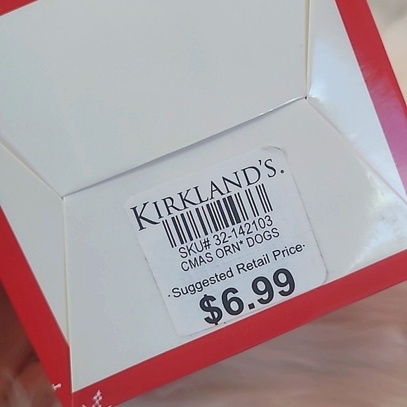 🆕️ Kirkland's Christmas Ornament Labrador Retreiver Lab Dog Pair of  Ornaments - Picture 15 of 15